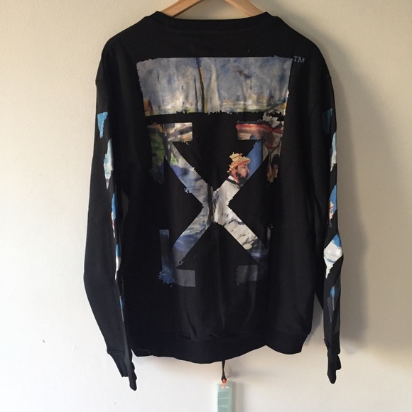 off white monet hoodie